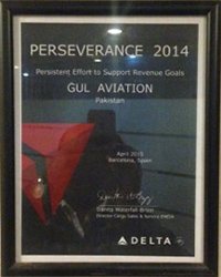 Perseverance 2014 certificate